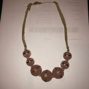Kenneth Cole pink bauble Necklace